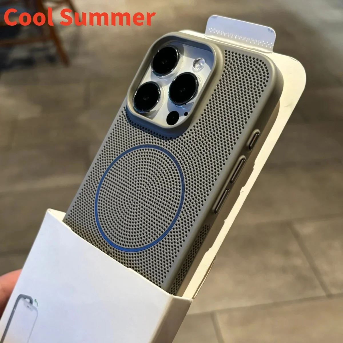 New Arrival Ultra Thin Heat Dissipation Breathable Cooling Hard Case For iPhone 17 16 Pro Max 15 14Magsafe Wireless Charge Cover
New Arrival Ultra Thin Heat Dissipation Breathable Cooling Hard Case For iPhone 17 16 Pro Max 15 14Magsafe Wireless Charge Cover