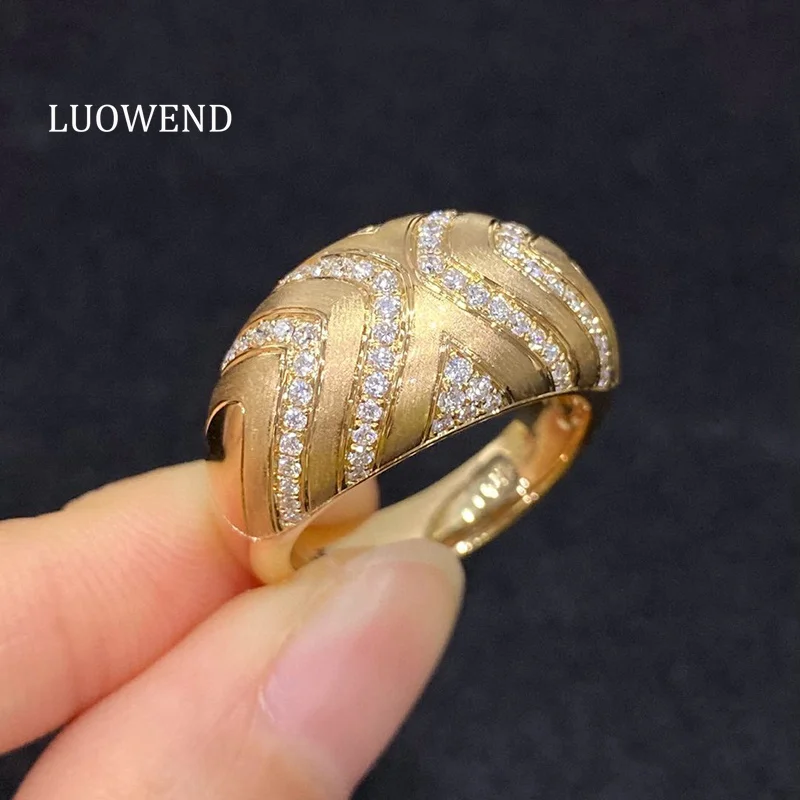 Кольца LUOWEND из 100% желтого золота 18 карат, роскошное блестящее кольцо в стиле 0,52 карата с настоящим натуральным бриллиантом, коктейльное кольцо для женщин, ювелирные изделия для вечеринок
Кольца LUOWEND из 100% желтого золота 18 карат, роскошное блестящее кольцо в стиле 0,52 карата с настоящим натуральным бриллиантом, коктейльное кольцо для женщин, ювелирные изделия для вечеринок