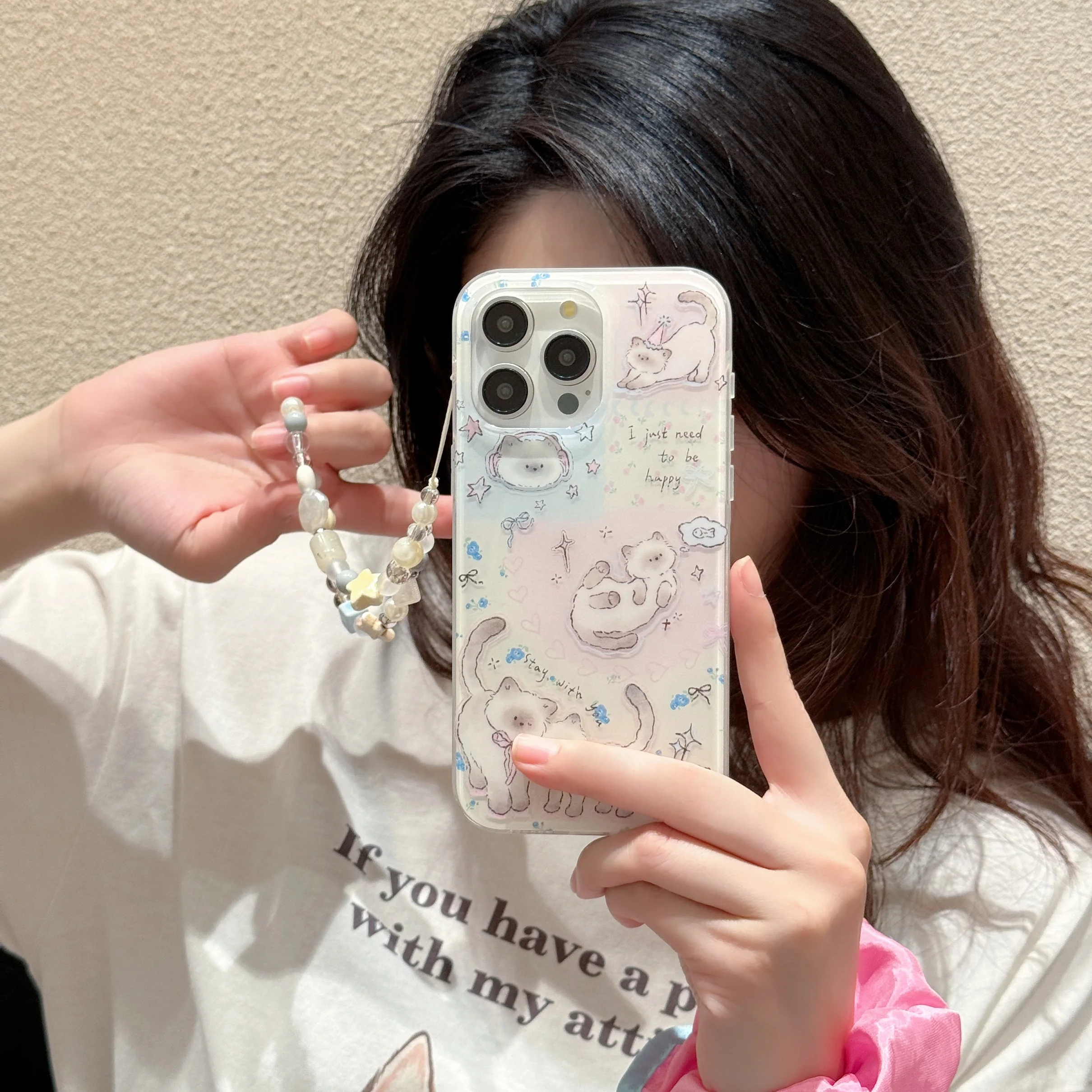 INS Cartoon Cats Phone Case for Iphone 11 12 13 14 15 Pro Max Cute Cats Korae Japan Style Full Coverage Phone Cover with Chain
INS Cartoon Cats Phone Case for Iphone 11 12 13 14 15 Pro Max Cute Cats Korae Japan Style Full Coverage Phone Cover with Chain