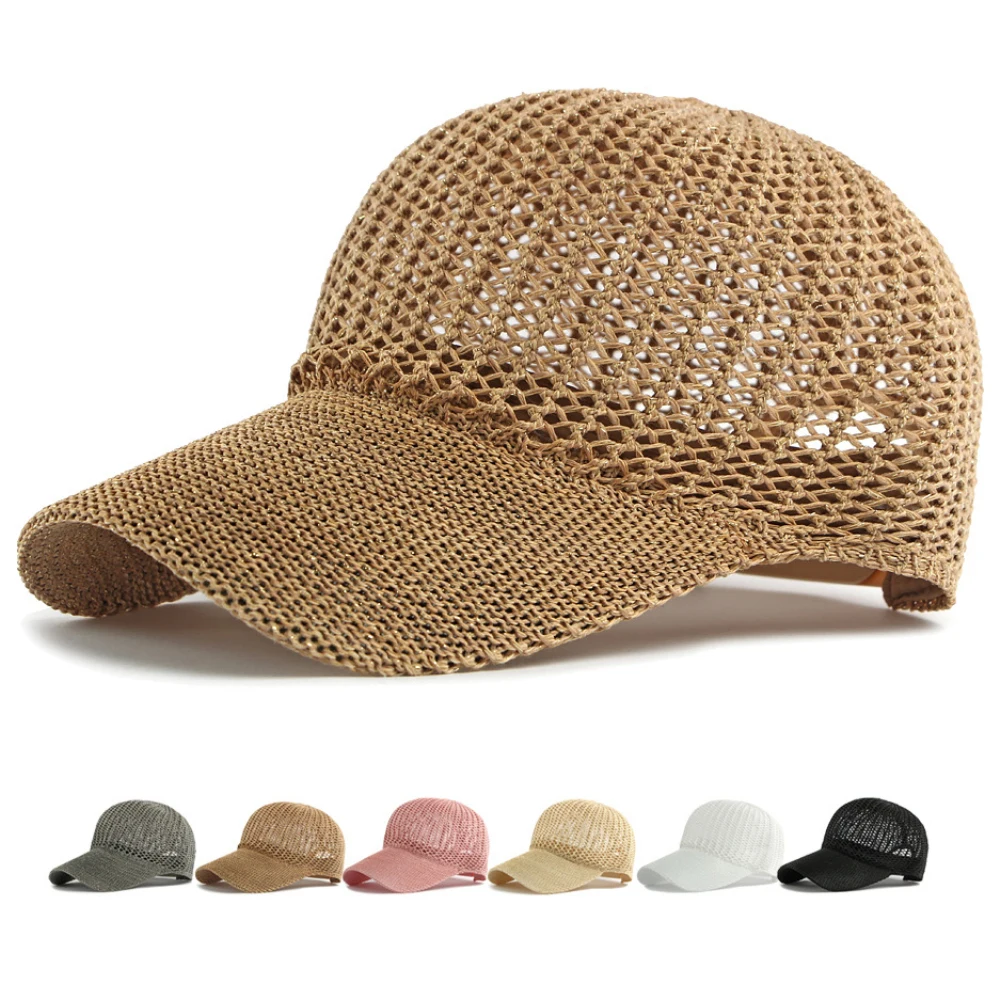HT5086 Spring Summer Knitted Baseball Cap 2026 New Breathable Hollow Sun Cap Baseball Hats Men Women Adjsutable Snapback Caps
HT5086 Spring Summer Knitted Baseball Cap 2026 New Breathable Hollow Sun Cap Baseball Hats Men Women Adjsutable Snapback Caps