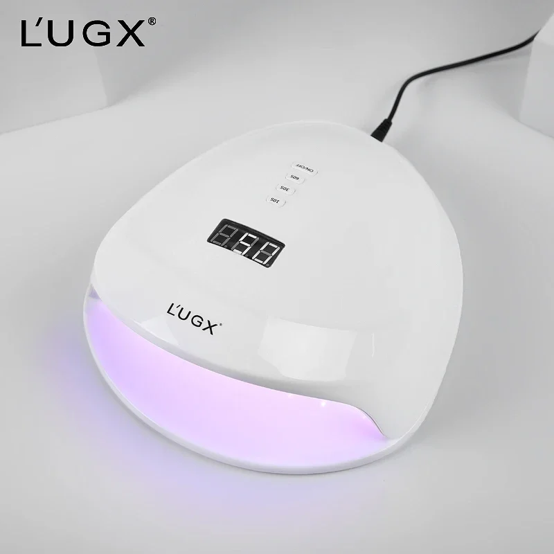 LUGX Custom 60 Вт Беспроводная сушилка для ногтей УФ-гель для отверждения Беспроводная портативная перезаряжаемая УФ-светодиодная лампа для ногтей