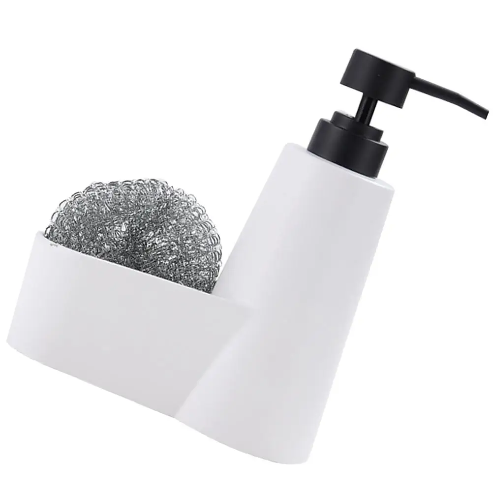 Resin ABS Stainless Steel Soap Dispenser Sponge Holder Kitchen Sink Large Capacity Removable Pump Practical Decorative Chic
Resin ABS Stainless Steel Soap Dispenser Sponge Holder Kitchen Sink Large Capacity Removable Pump Practical Decorative Chic