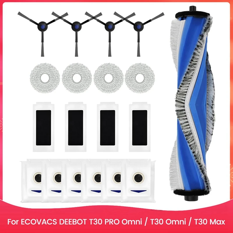 FYBL-Для ECOVACS DEEBOT T30 PRO Omni/T30 Omni/T30 Max Детали робота-пылесоса Основная боковая щетка HEPA-фильтр
FYBL-Для ECOVACS DEEBOT T30 PRO Omni/T30 Omni/T30 Max Детали робота-пылесоса Основная боковая щетка HEPA-фильтр