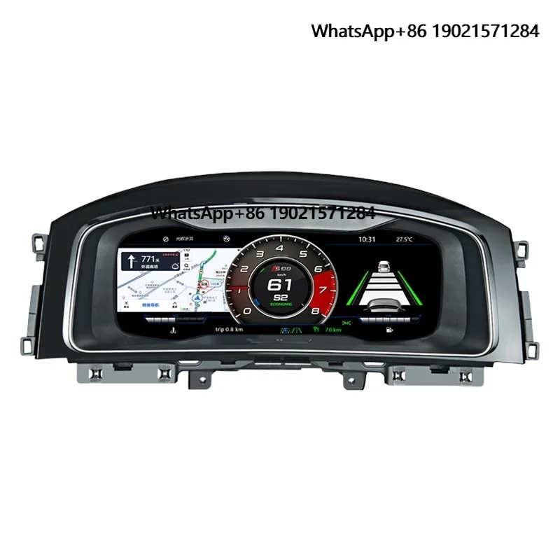 Car Speedometer 12.3 Inch Linux System Dashboard for VW Golf 7 Sportsvan 2014-2020 Car LCD Instrument Auto Meter
Car Speedometer 12.3 Inch Linux System Dashboard for VW Golf 7 Sportsvan 2014-2020 Car LCD Instrument Auto Meter