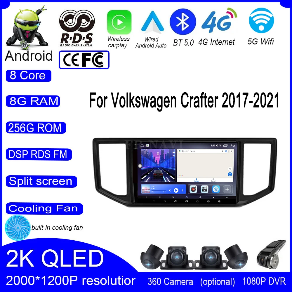 9 lnch For Volkswagen Crafter 2017-2021 Android 14 Car Multimedia Player 4G+wifi Video GPS Navigation Carplay Screen auto
9 lnch For Volkswagen Crafter 2017-2021 Android 14 Car Multimedia Player 4G+wifi Video GPS Navigation Carplay Screen auto