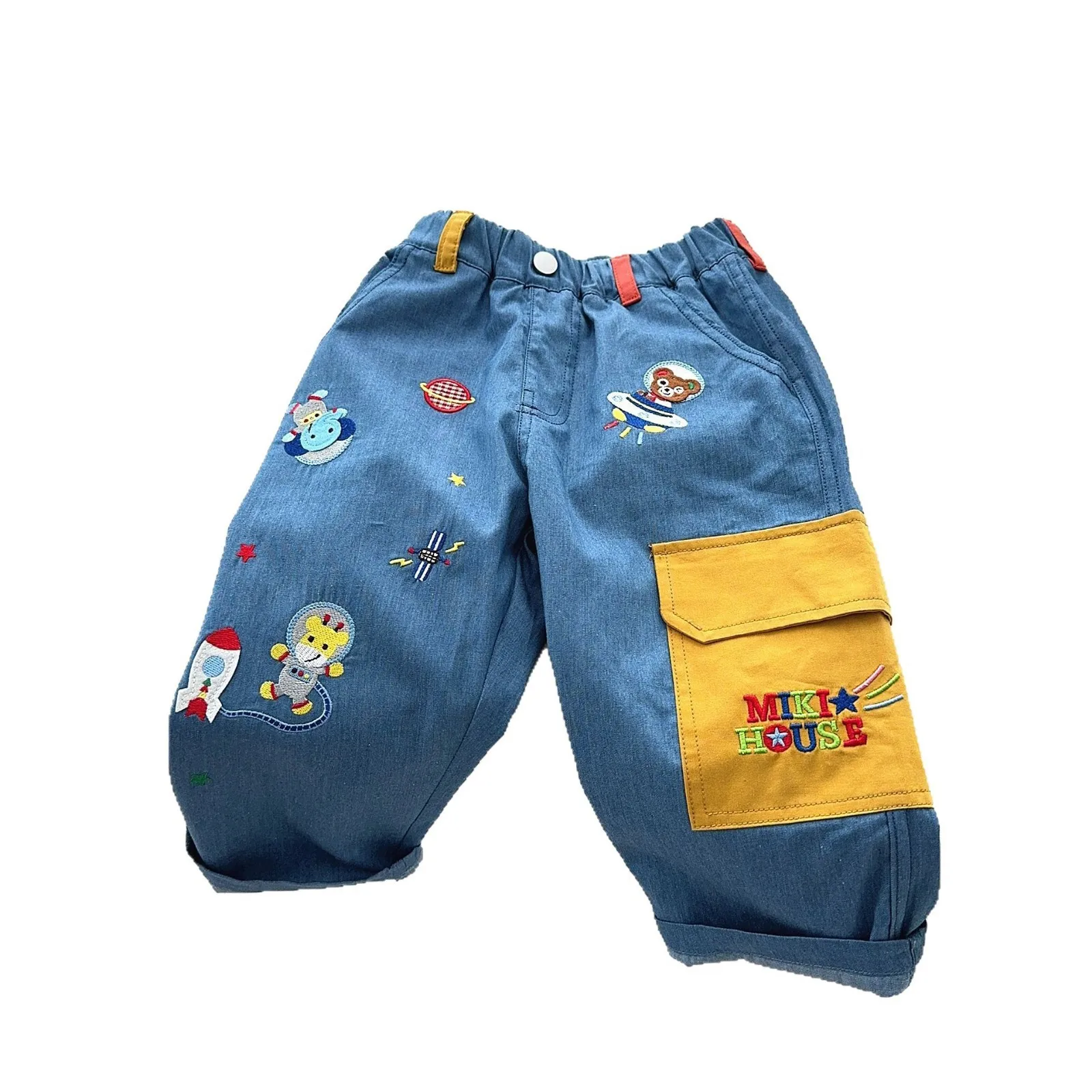 Children's Pants For Spring And Summer 2025 New Washed Soft Denim Pants Heavy-Duty Embroidered Astronaut Casual Work Pants
Children's Pants For Spring And Summer 2025 New Washed Soft Denim Pants Heavy-Duty Embroidered Astronaut Casual Work Pants