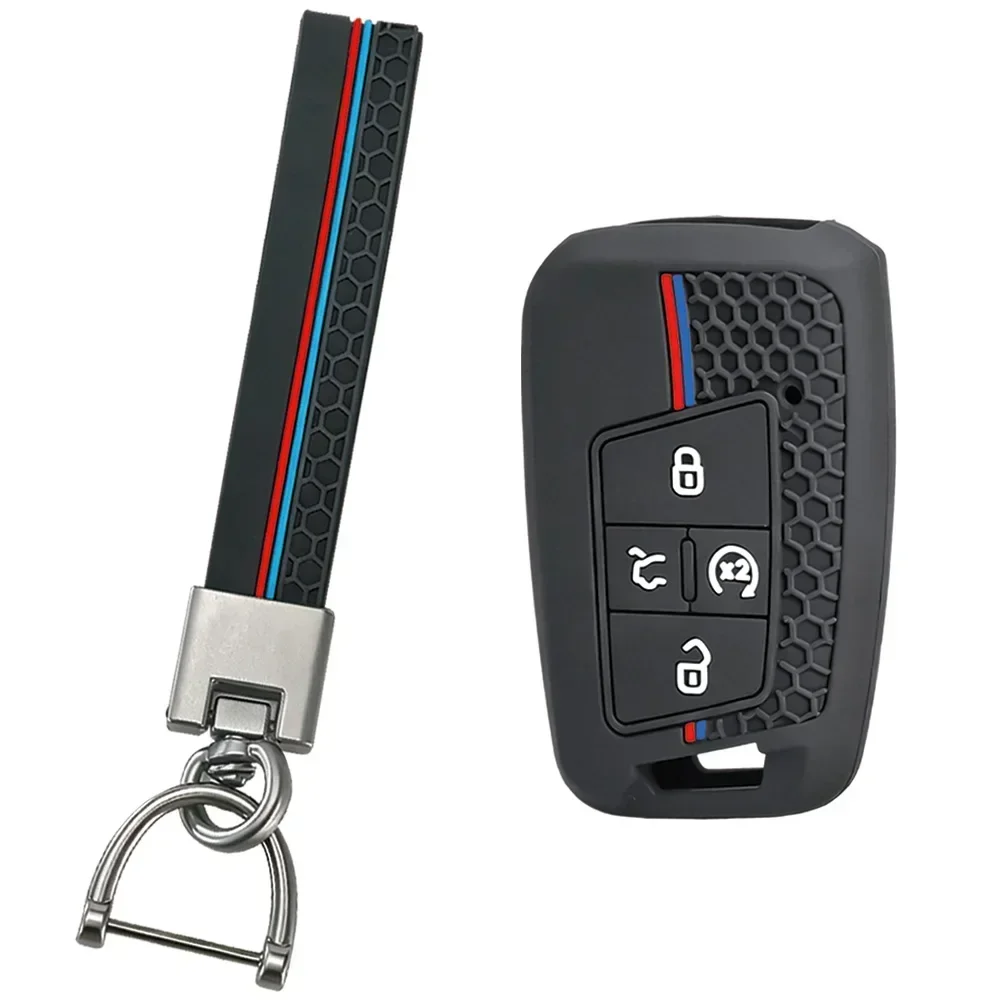 4 Button Silicone Smart Key Case Cover for Volkswagen VW 2018 Atlas Tiguan Golf 7 Magotan Fob Remote Holder Shell Keychain
4 Button Silicone Smart Key Case Cover for Volkswagen VW 2018 Atlas Tiguan Golf 7 Magotan Fob Remote Holder Shell Keychain