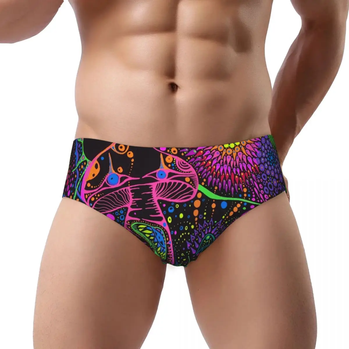 Custom Men's Psychedelic Magic Rainbow Mushrooms Panties Underwear Male Comfort Mysterious Boho Briefs Underpants
Custom Men's Psychedelic Magic Rainbow Mushrooms Panties Underwear Male Comfort Mysterious Boho Briefs Underpants