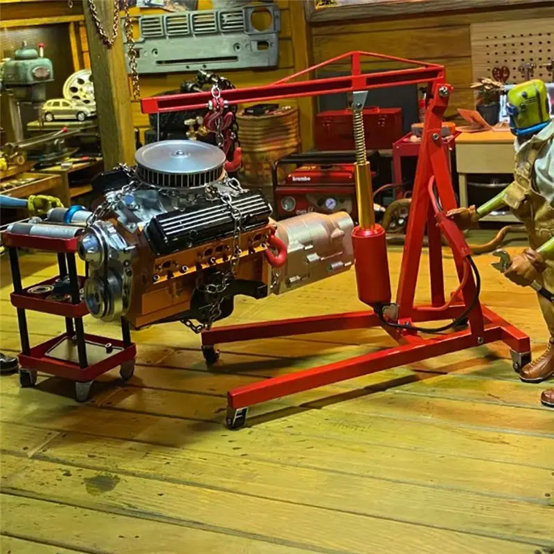 Радиоуправляемая машина 1/8 1/10, имитация украшения гаража, мини-вешалка для двигателя, электрический кран для TRX4 SCX10, красный
Радиоуправляемая машина 1/8 1/10, имитация украшения гаража, мини-вешалка для двигателя, электрический кран для TRX4 SCX10, красный