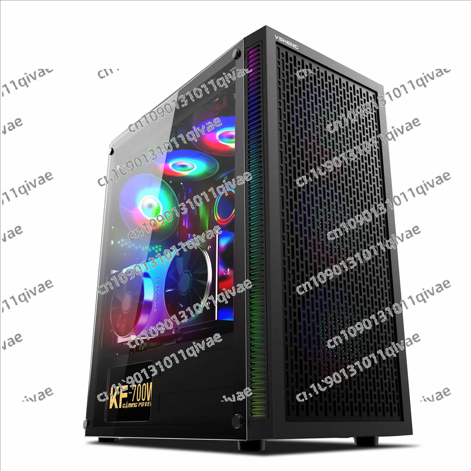 Cross-border Hurricane 2 glass side panel case supports dual X79 X99 CPU motherboards, E-ATX computer case, black
Cross-border Hurricane 2 glass side panel case supports dual X79 X99 CPU motherboards, E-ATX computer case, black