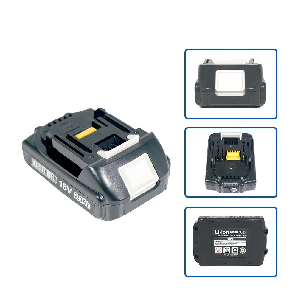 2.5Ah/3Ah For Makita 18V Battery Lithium-ion Battery Replacement Battery For Makita BL1830 BL1860 BL1890 LXT400 Power Tools
2.5Ah/3Ah For Makita 18V Battery Lithium-ion Battery Replacement Battery For Makita BL1830 BL1860 BL1890 LXT400 Power Tools