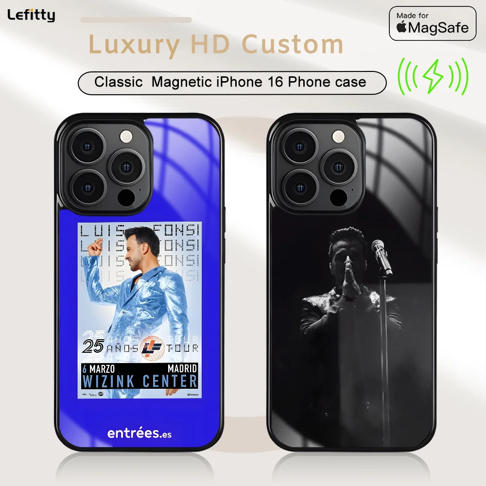 Singer L-Luis F-Fonsi Phone Case For IPhone 16 15 14 13 12 11 Pro Max Plus Mini Magnetic Magsafe Wireless Charging Cover
Singer L-Luis F-Fonsi Phone Case For IPhone 16 15 14 13 12 11 Pro Max Plus Mini Magnetic Magsafe Wireless Charging Cover