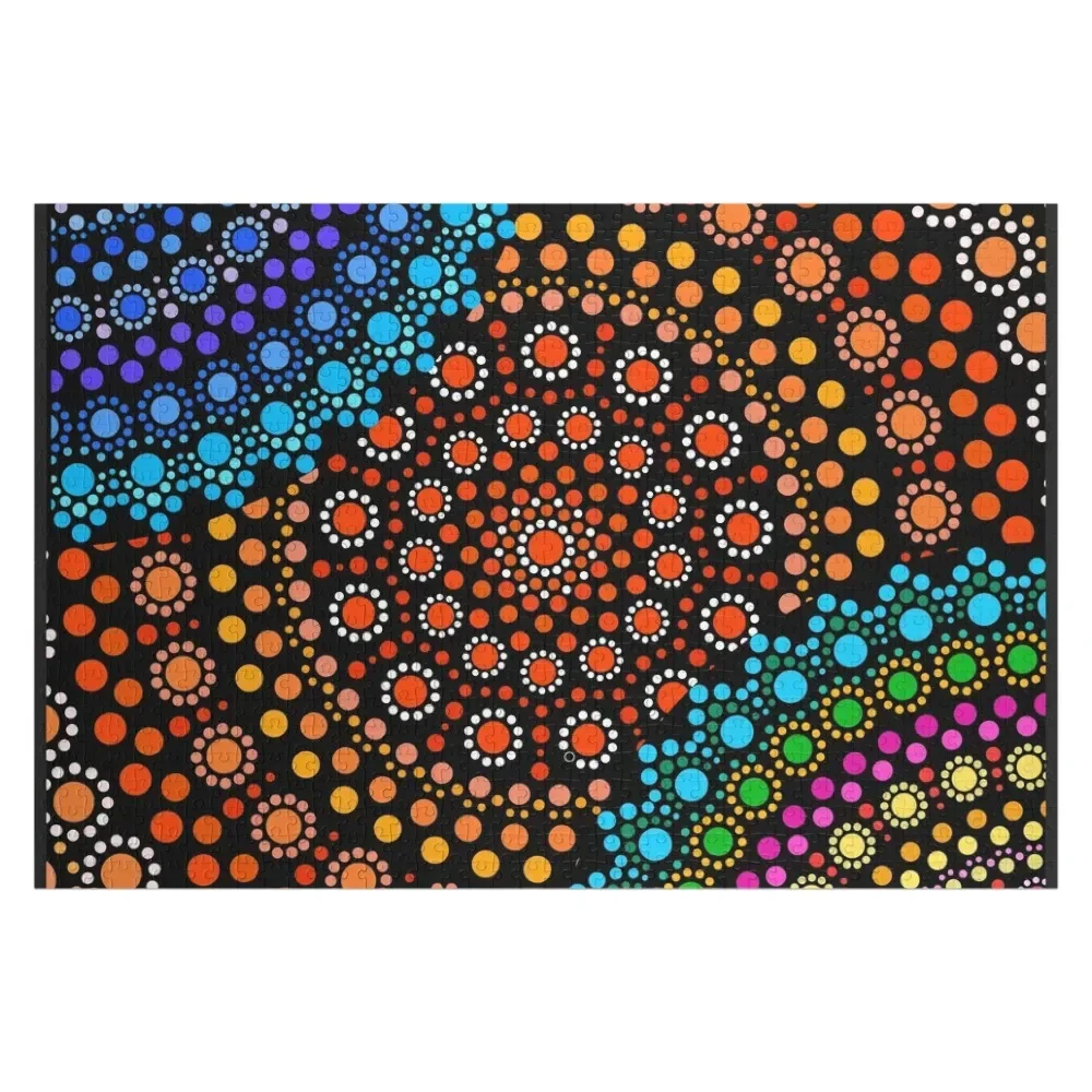 Aboriginal Art Aborigine Australian Indigenous aboriginal Flag autochthon Bigambul Points Circle Day Gift For Moth Jigsaw Puzzle
Aboriginal Art Aborigine Australian Indigenous aboriginal Flag autochthon Bigambul Points Circle Day Gift For Moth Jigsaw Puzzle