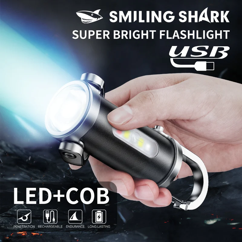 1 шт. SMILINGSHARK мини-светодиодный брелок-светильник USB перезаряжаемый фонарик с крючком супер яркий 7 режимов для экстренной помощи на открытом воздухе TIP-168
1 шт. SMILINGSHARK мини-светодиодный брелок-светильник USB перезаряжаемый фонарик с крючком супер яркий 7 режимов для экстренной помощи на открытом воздухе TIP-168