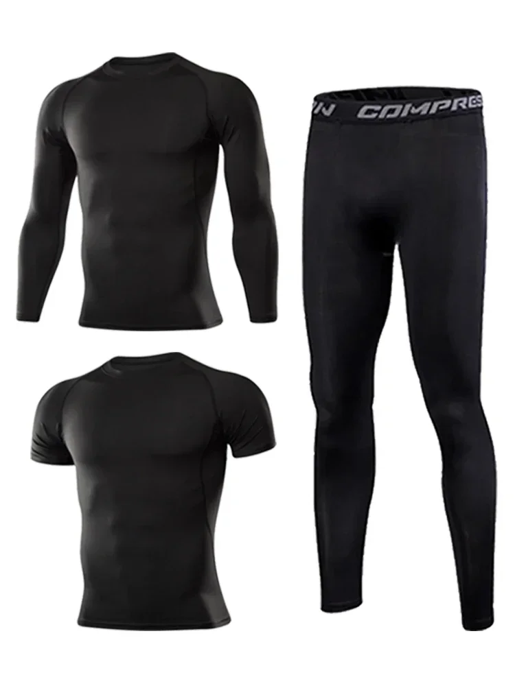 Gym Men's Sportswear Compression Fitness Tracksuits Tight Running Sports Suit Jogging Workout For Male Sweatpants Set
Gym Men's Sportswear Compression Fitness Tracksuits Tight Running Sports Suit Jogging Workout For Male Sweatpants Set