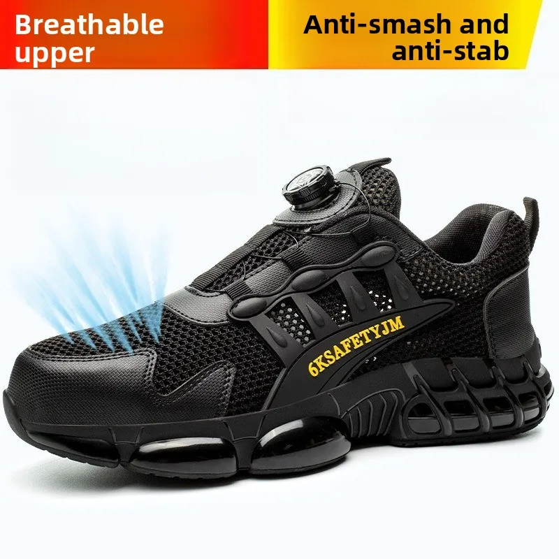 Summer Breathable Shoes Anti-smashing and Anti-piercing Wear-resistant Breathable and Deodorant Safety Shoes
Summer Breathable Shoes Anti-smashing and Anti-piercing Wear-resistant Breathable and Deodorant Safety Shoes
