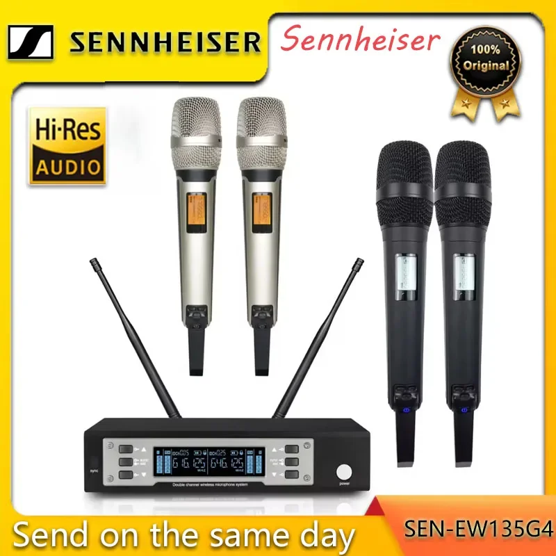 Беспроводная микрофонная система Sennheiser EW135G4 One To Two, UHF, профессиональная, для сцены и вокала, с большой дальностью действия.
Беспроводная микрофонная система Sennheiser EW135G4 One To Two, UHF, профессиональная, для сцены и вокала, с большой дальностью действия.