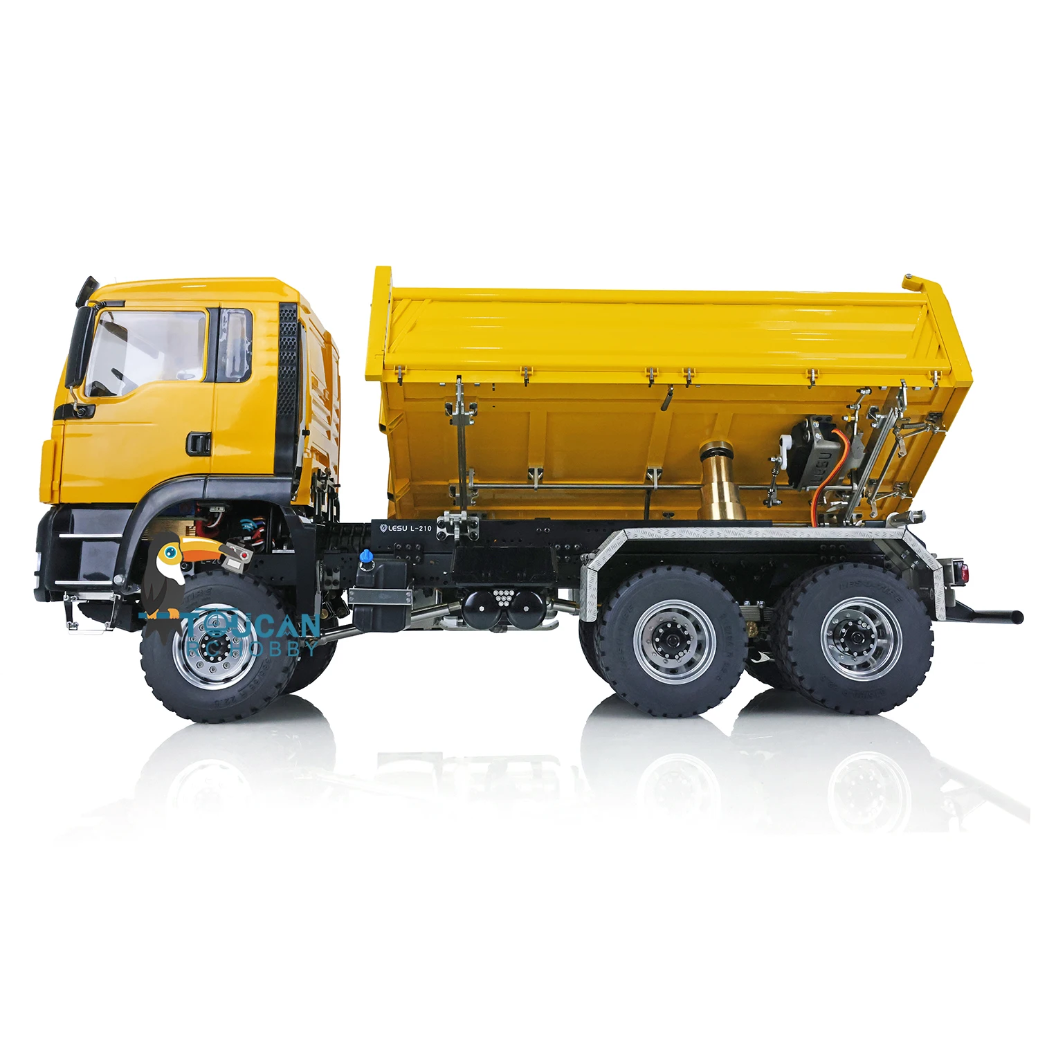 Toys LESU 1/14 RC Dumper Truck Metal Hydraulic Tipper TGS 3-way Radio Control Car Light Ready to Run Vehicle Model THZH1322
Toys LESU 1/14 RC Dumper Truck Metal Hydraulic Tipper TGS 3-way Radio Control Car Light Ready to Run Vehicle Model THZH1322