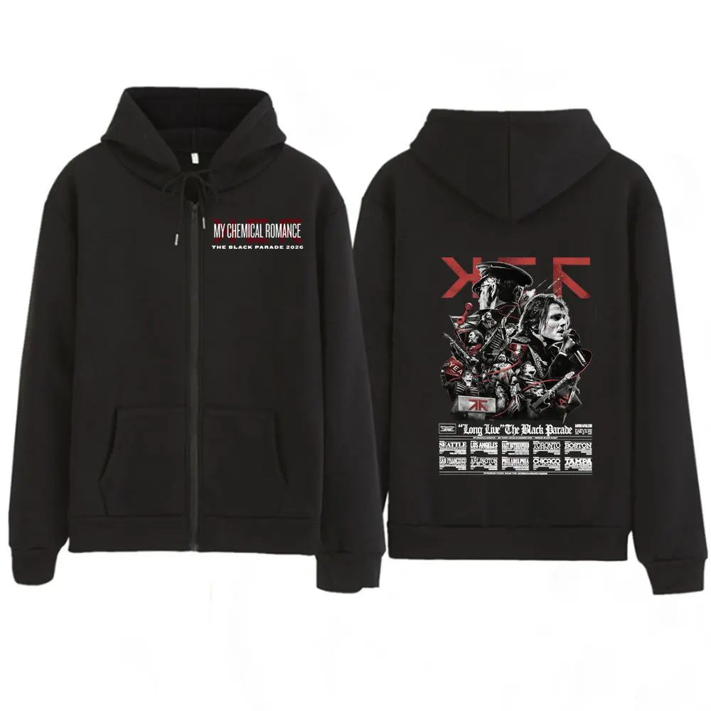 Толстовки с капюшоном Rock Band My Chemical Romance, свитшоты The Black Parade 2026 Tour, новый стиль, мужские и женские пуловеры с длинными рукавами, уличная одежда
Толстовки с капюшоном Rock Band My Chemical Romance, свитшоты The Black Parade 2026 Tour, новый стиль, мужские и женские пуловеры с длинными рукавами, уличная одежда