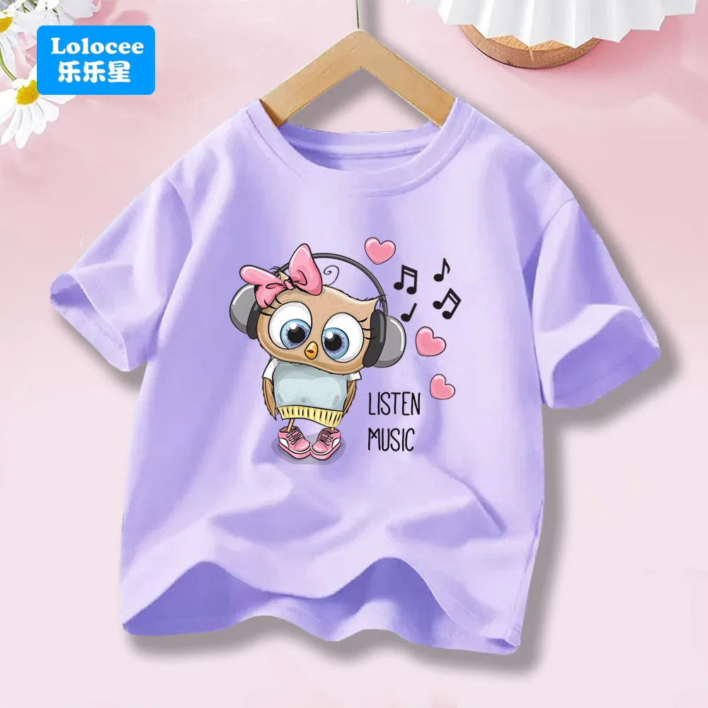 Футболка с принтом музыкальной совы для девочек, рубашки с кавайным рисунком, повседневная детская футболка с короткими рукавами и круглым вырезом, футболки в стиле Харадзюку MTYYY1
Футболка с принтом музыкальной совы для девочек, рубашки с кавайным рисунком, повседневная детская футболка с короткими рукавами и круглым вырезом, футболки в стиле Харадзюку MTYYY1