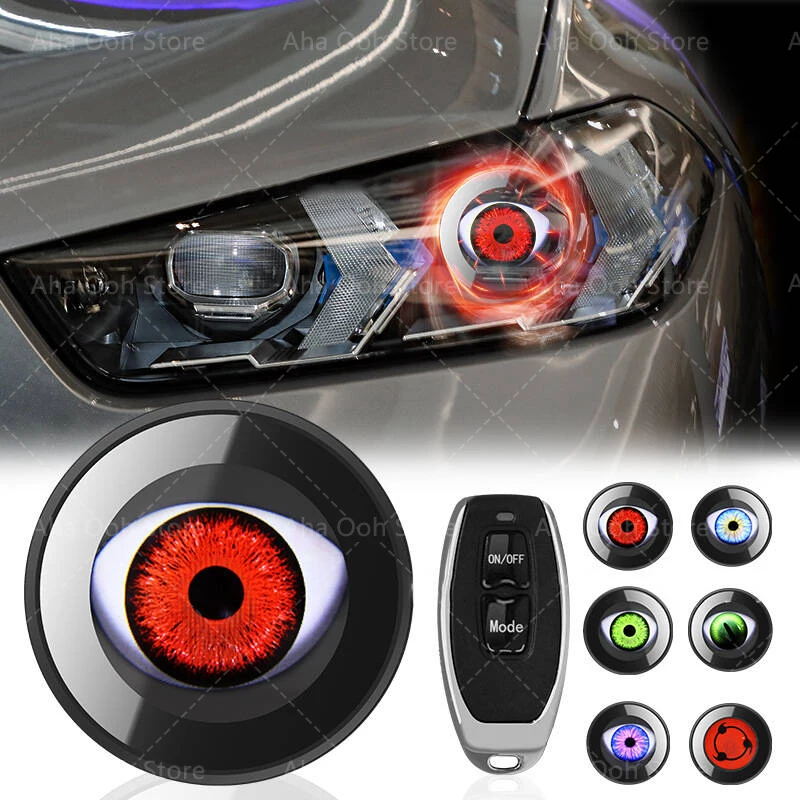 2PCS LED Devil Eyes Car Headlights Decoration Demon Eye Light LED Dynamic Car Motorcycle SUV Headlight Eye Lights Accessories
2PCS LED Devil Eyes Car Headlights Decoration Demon Eye Light LED Dynamic Car Motorcycle SUV Headlight Eye Lights Accessories