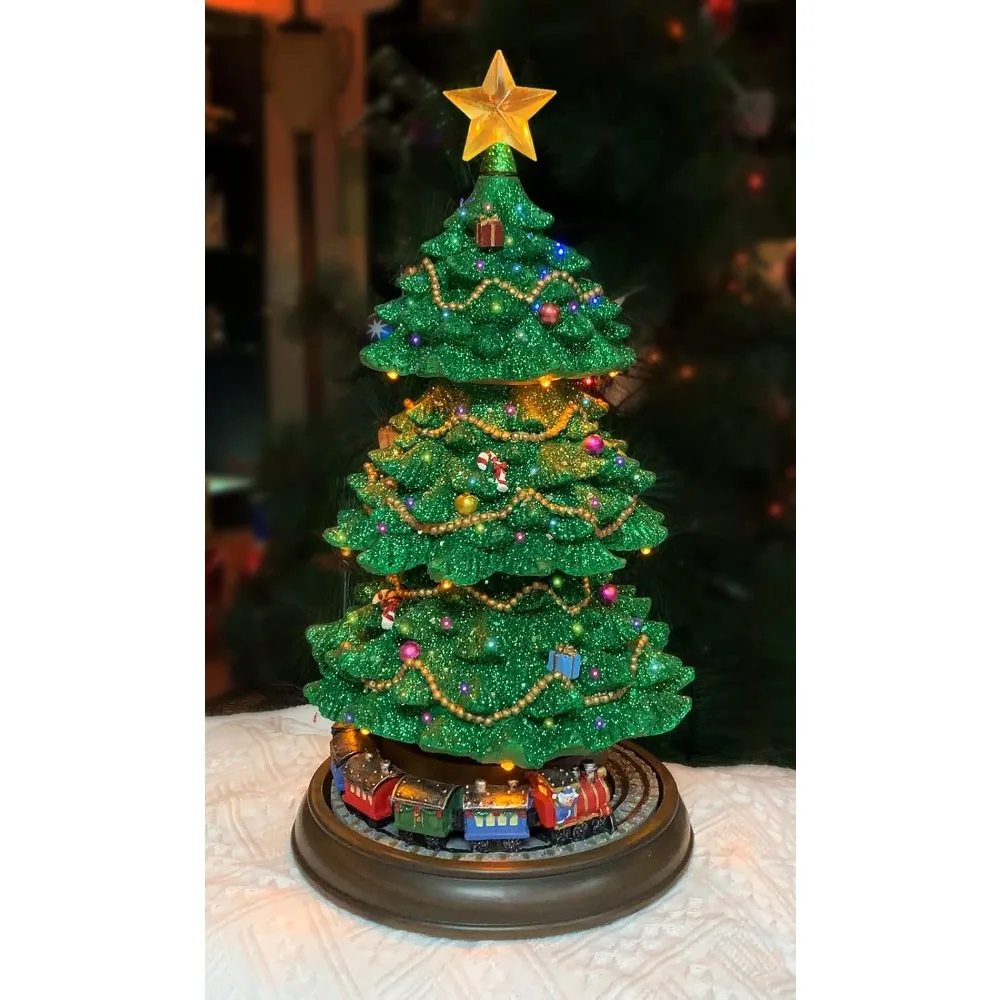 Rotating Trains Tiered Tabletop Christmas Tree,LED Lights and Christmas Music,Power Adapter Included,Home Decorations.
Rotating Trains Tiered Tabletop Christmas Tree,LED Lights and Christmas Music,Power Adapter Included,Home Decorations.