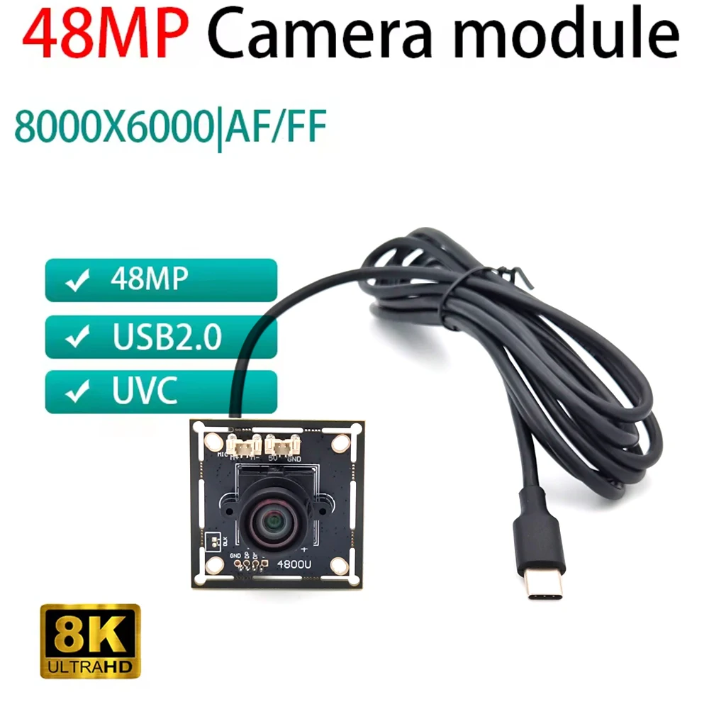 HD 48MP IMX586 Fixed Auto Focus USB Camera Module for Industrial Medical Image Analysis Computer Live Broadcast Document Scan
HD 48MP IMX586 Fixed Auto Focus USB Camera Module for Industrial Medical Image Analysis Computer Live Broadcast Document Scan