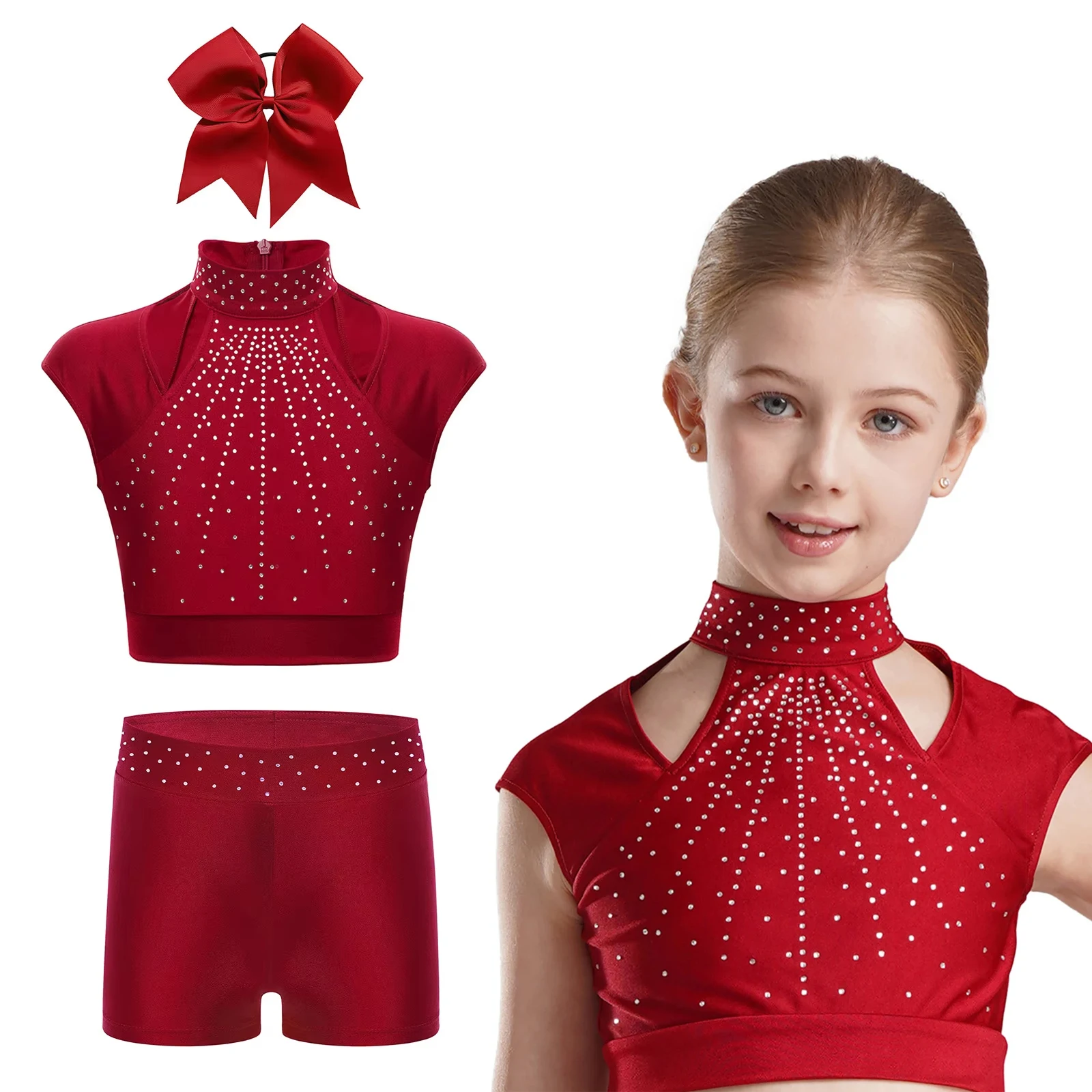 Kids Girls Casual Sportswear Set Sleeveless Sports Bra Crop Top+Fitness Shorts Gymnastics Running Yoga Workout Training Outfits
Kids Girls Casual Sportswear Set Sleeveless Sports Bra Crop Top+Fitness Shorts Gymnastics Running Yoga Workout Training Outfits