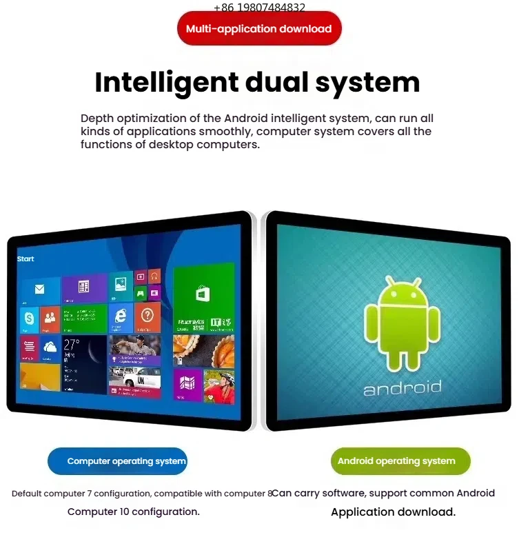 Touch All-in-One Wall-mounted Digital Poster Display,HD Multimedia Advertising Machine Easy Operation
Touch All-in-One Wall-mounted Digital Poster Display,HD Multimedia Advertising Machine Easy Operation
