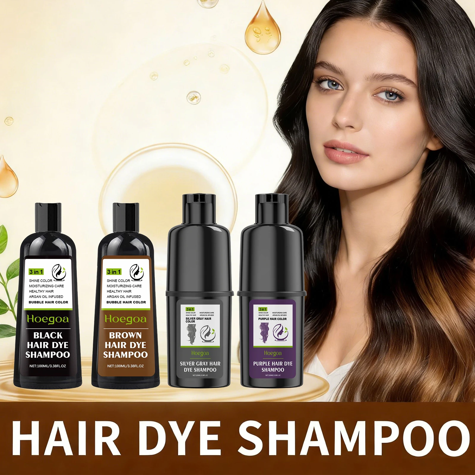 Шампунь-краска 3 в 1, мгновенное окрашивание волос, длительный натуральный цветной травяной шампунь для краски для волос «сделай сам», питательный шампунь для женщин и мужчин, 100 мл
Шампунь-краска 3 в 1, мгновенное окрашивание волос, длительный натуральный цветной травяной шампунь для краски для волос «сделай сам», питательный шампунь для женщин и мужчин, 100 мл