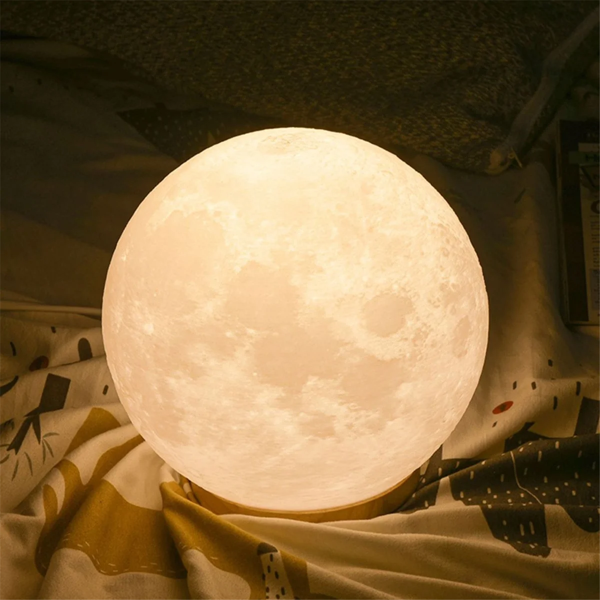 Hot! Rotating Large Moon Lamp 3D Printed Hanging Moon Light Night Lights for Kids Room Galaxy Lamp Gift for Kids Boys/Girls
Hot! Rotating Large Moon Lamp 3D Printed Hanging Moon Light Night Lights for Kids Room Galaxy Lamp Gift for Kids Boys/Girls