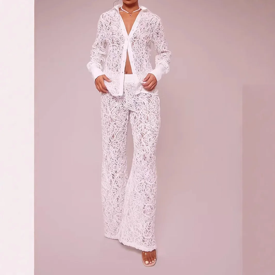 Autumn New Women's Clothing Hollow Out Front Open A Row Of Buttons Jacquard Lace Slim Sexy Suit 2026 Spring And Summer Trend Tem
Autumn New Women's Clothing Hollow Out Front Open A Row Of Buttons Jacquard Lace Slim Sexy Suit 2026 Spring And Summer Trend Tem