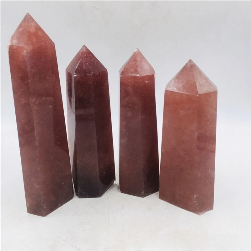 Natural crystal rough stone polished red strawberry crystal single-pointed hexagonal crystal pillar energy stone
Natural crystal rough stone polished red strawberry crystal single-pointed hexagonal crystal pillar energy stone