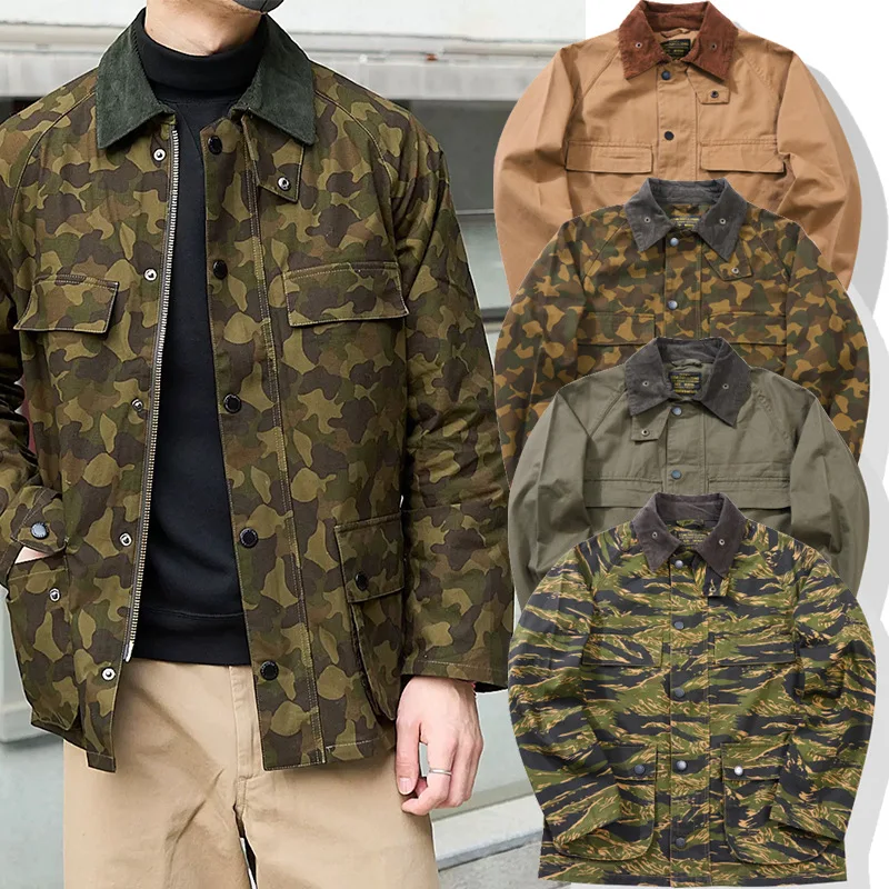 OKONKWO colorblock collar multifunctional hunting workwear jacket men's multi-pocket new rainforest camouflage jacket
OKONKWO colorblock collar multifunctional hunting workwear jacket men's multi-pocket new rainforest camouflage jacket