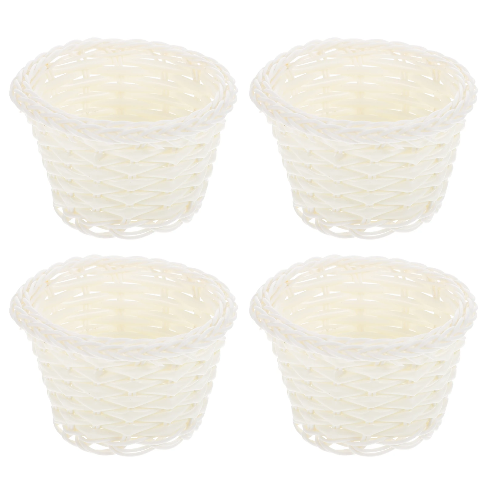 4 Pcs Mini Flower Basket Decorative Woven Rattan Style Plastic Baskets for Plant Storage Party Favor Craft Garden Dollhouse
4 Pcs Mini Flower Basket Decorative Woven Rattan Style Plastic Baskets for Plant Storage Party Favor Craft Garden Dollhouse