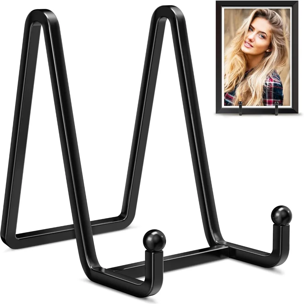 Plate Stands for Display - 4.5 Inch Metal Square Wire Plate Holder Display Stand + Picture Frame Stand Holder Easel for Book
Plate Stands for Display - 4.5 Inch Metal Square Wire Plate Holder Display Stand + Picture Frame Stand Holder Easel for Book