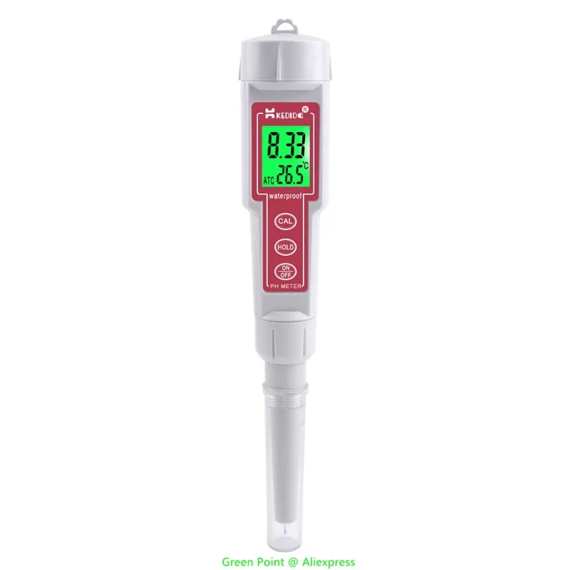 New Water Quality Tester CT-6025 Waterproof Digital PH Water Quality Pen Bifunctional Tester Suitable For Aquarium Swimming Pool 
New Water Quality Tester CT-6025 Waterproof Digital PH Water Quality Pen Bifunctional Tester Suitable For Aquarium Swimming Pool