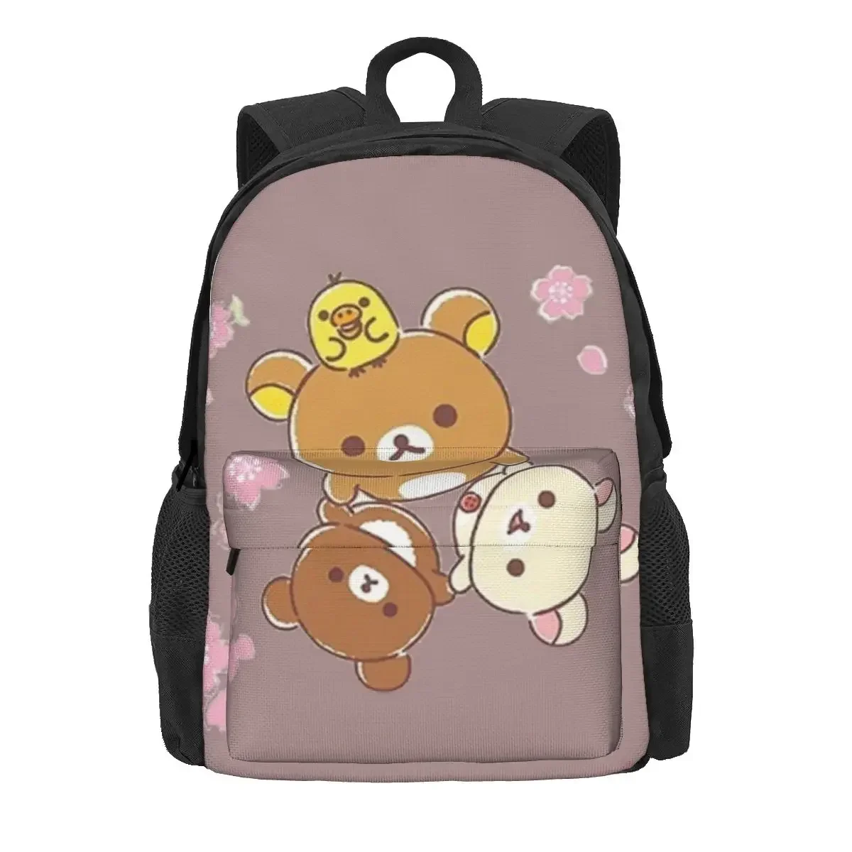 Rilakkuma Sakura Backpacks Boys Girls Bookbag Children School Bags Cartoon Kids Rucksack Laptop Rucksack Shoulder Bag
Rilakkuma Sakura Backpacks Boys Girls Bookbag Children School Bags Cartoon Kids Rucksack Laptop Rucksack Shoulder Bag