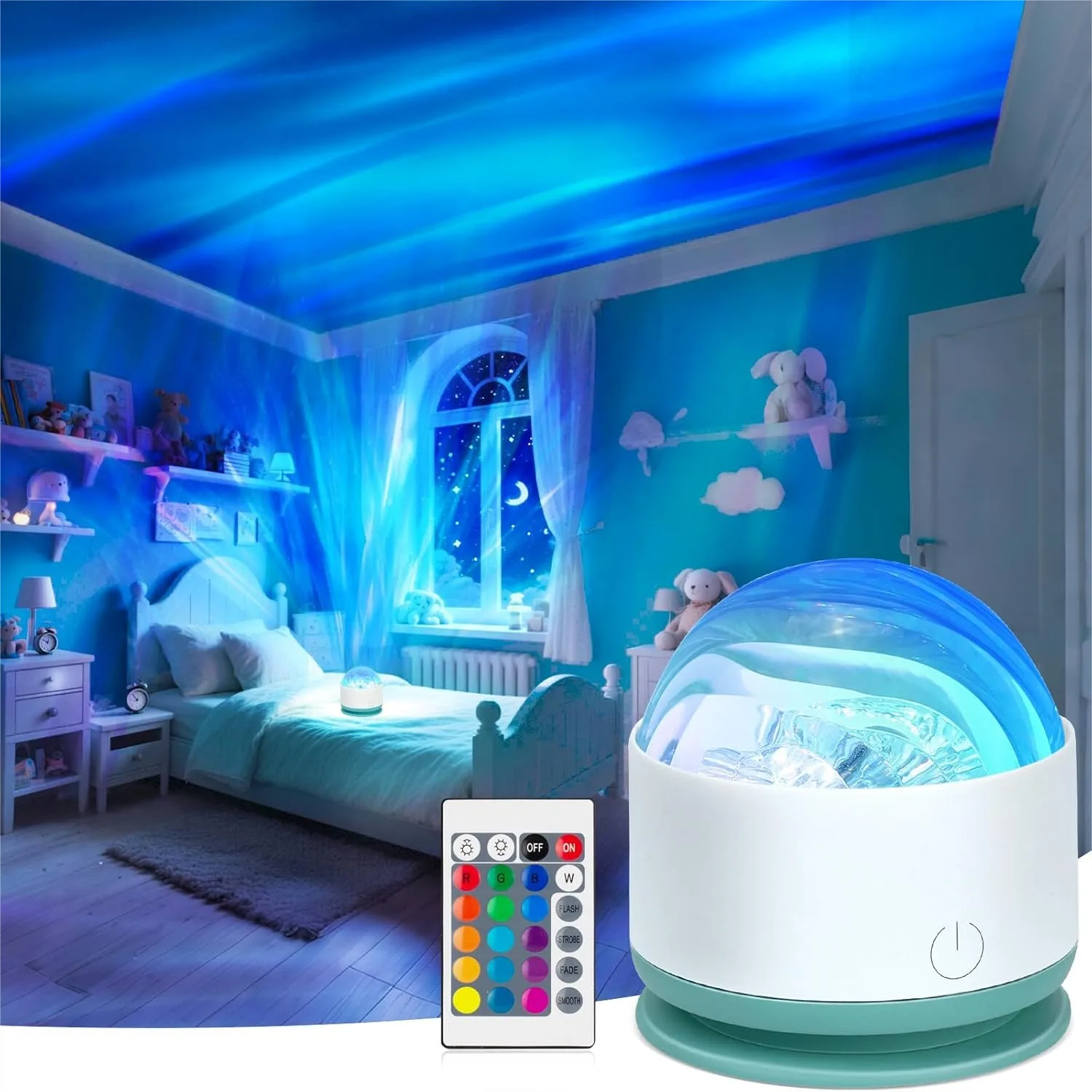 Northern Lights Projector, Rechargeable 16 Color Aurora Night Light with Dimmable Remote for Bedroom Kids Gift Room Decor
Northern Lights Projector, Rechargeable 16 Color Aurora Night Light with Dimmable Remote for Bedroom Kids Gift Room Decor