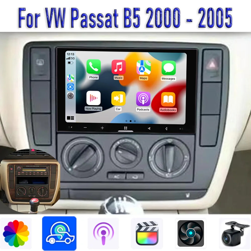 GPS 7" For VW Passat B5 2000-2005 Car Stereo Radio Wireless Carplay Android 15 Auto Head Unit Intelligent System Navi 4G+WIFI
GPS 7" For VW Passat B5 2000-2005 Car Stereo Radio Wireless Carplay Android 15 Auto Head Unit Intelligent System Navi 4G+WIFI