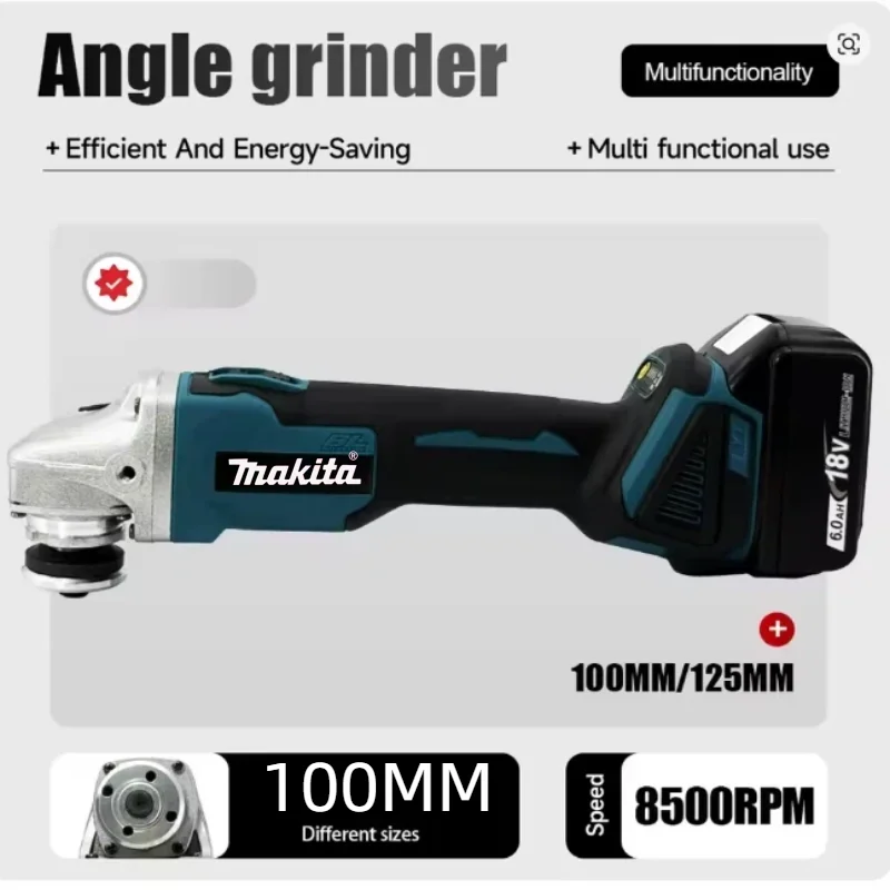 Бесщеточная аккумуляторная угловая шлифмашина Makita DGA404 100 мм для металла и дерева, электроинструмент для шлифовки, полировки и резки
Бесщеточная аккумуляторная угловая шлифмашина Makita DGA404 100 мм для металла и дерева, электроинструмент для шлифовки, полировки и резки