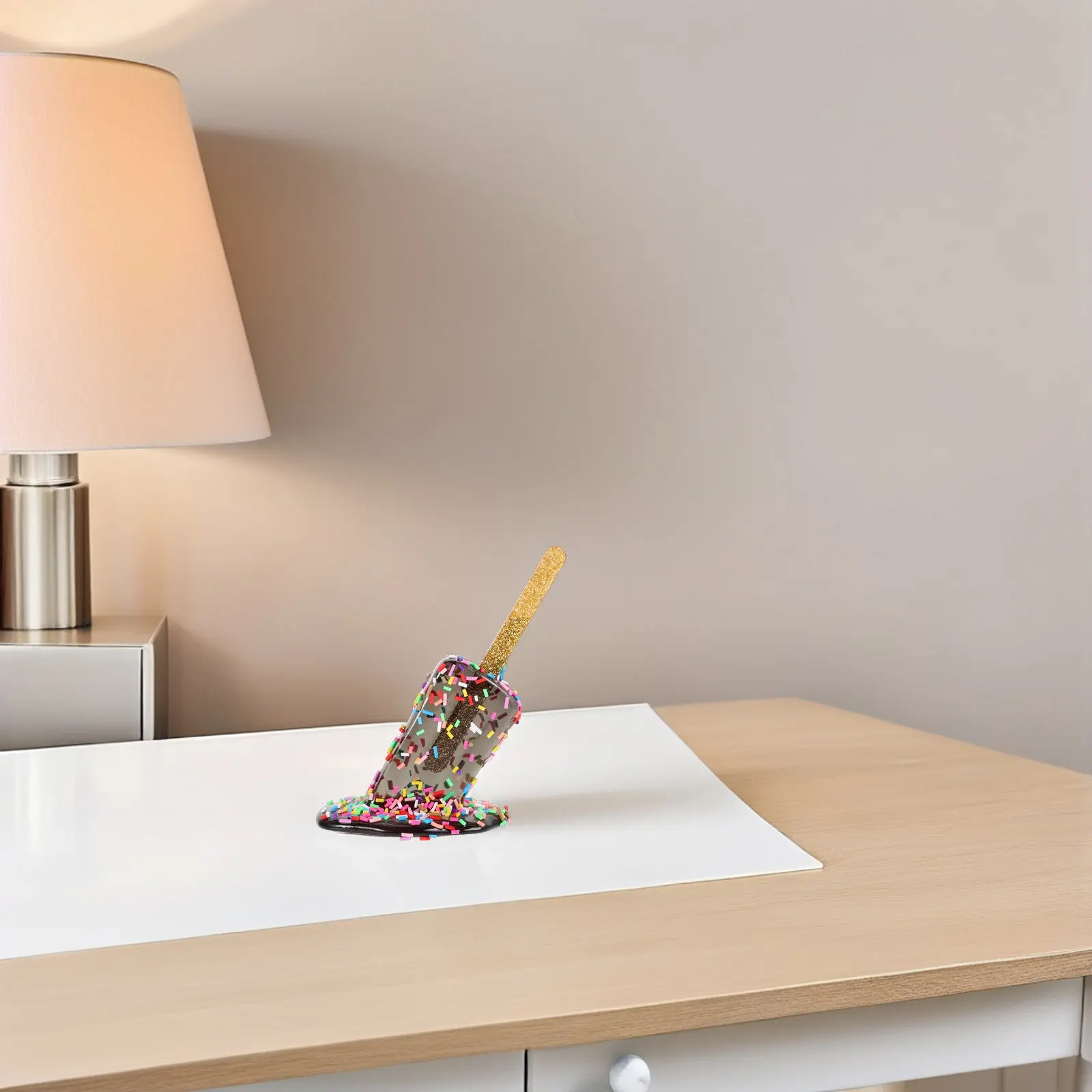 Realistic Melting Ice Sculpture Decorative Ice Cream Statue for Tabletop Desktop Shelf Garden Patio Fun Summer Home
Realistic Melting Ice Sculpture Decorative Ice Cream Statue for Tabletop Desktop Shelf Garden Patio Fun Summer Home