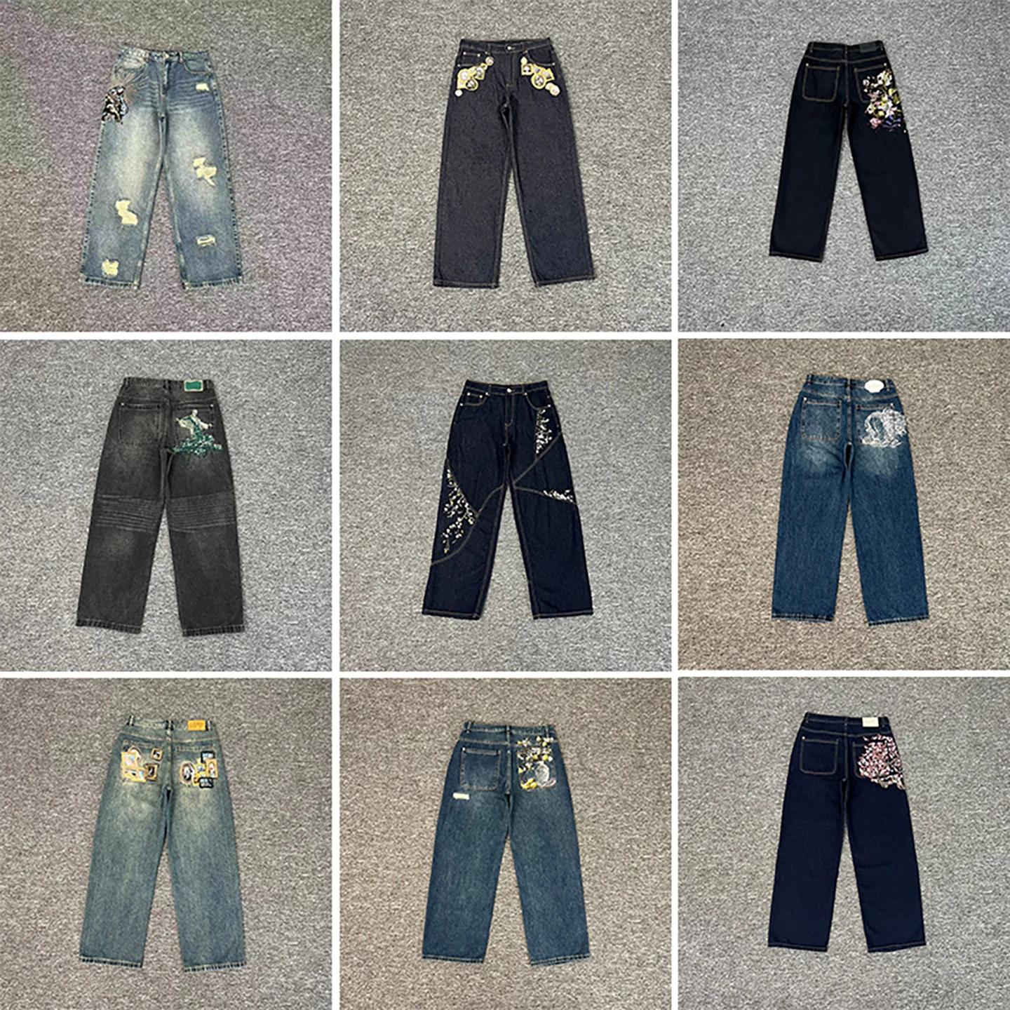 Джинсы из уличной ткани в стиле ретро, свободные джинсы, прямые брюки с вышивкой, молодежные повседневные износостойкие для ношения и...
Джинсы из уличной ткани в стиле ретро, свободные джинсы, прямые брюки с вышивкой, молодежные повседневные износостойкие для ношения и...