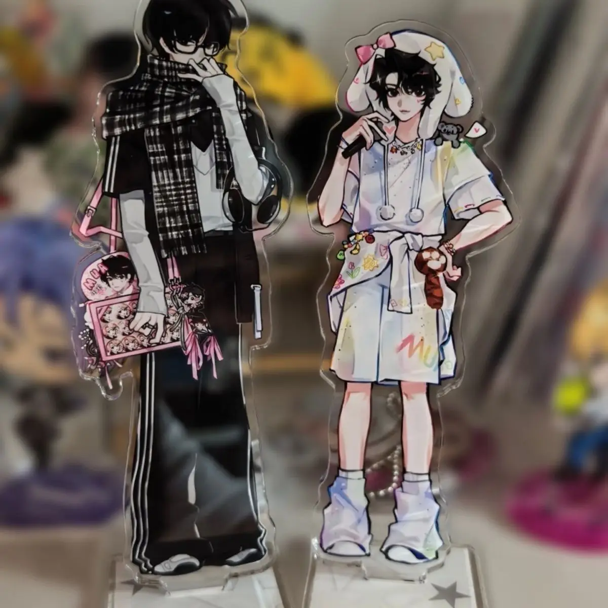 2pcs Anime Wang Lujie Mu Zhicheng Acrylic Stand Model Plate Game Figure Souvenir Gift Desk Decor
2pcs Anime Wang Lujie Mu Zhicheng Acrylic Stand Model Plate Game Figure Souvenir Gift Desk Decor