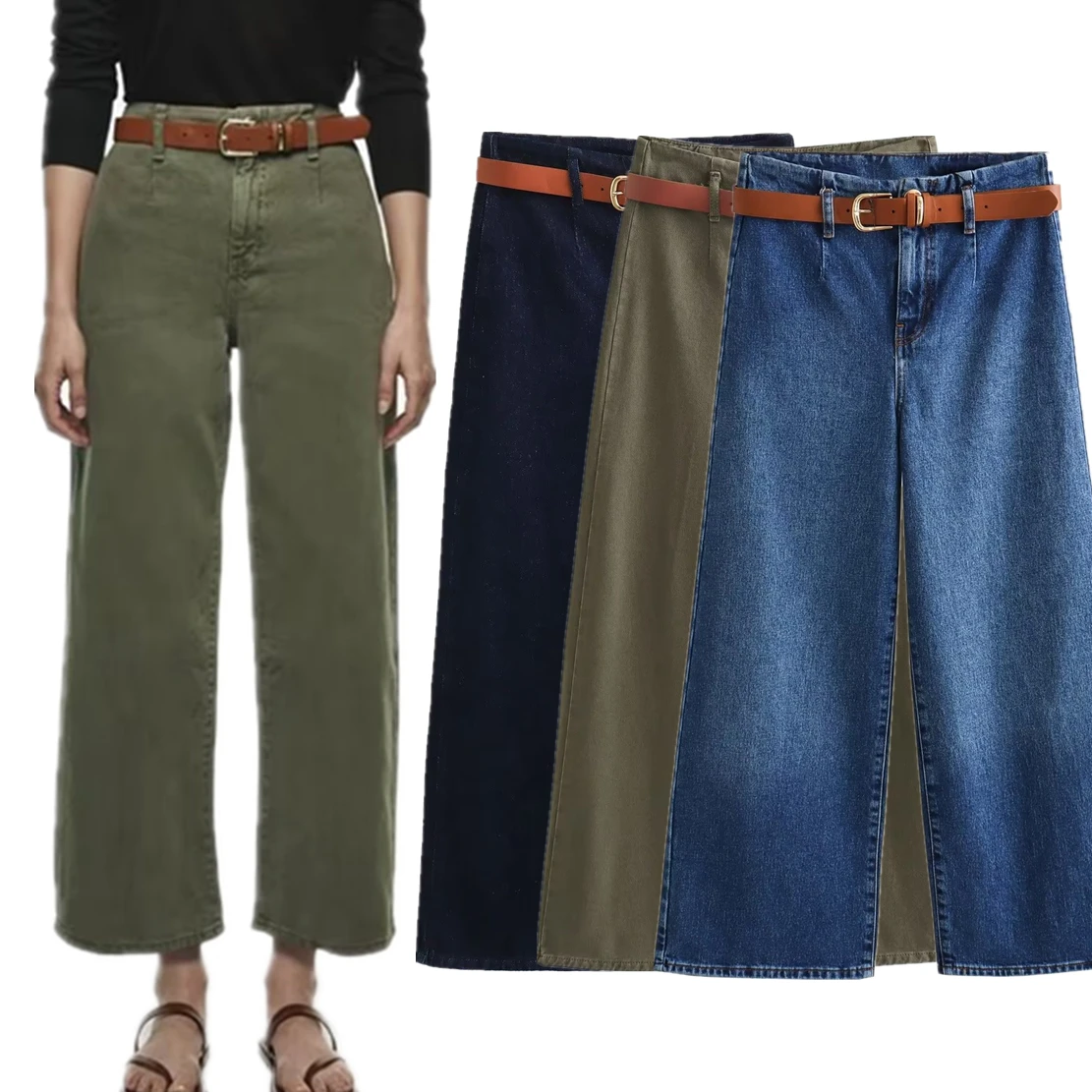 Dave&Di Fashion Ladies Vintage High Mommy Jeans With Waisted Belt Casual Ankle Denim Pants Women
Dave&Di Fashion Ladies Vintage High Mommy Jeans With Waisted Belt Casual Ankle Denim Pants Women