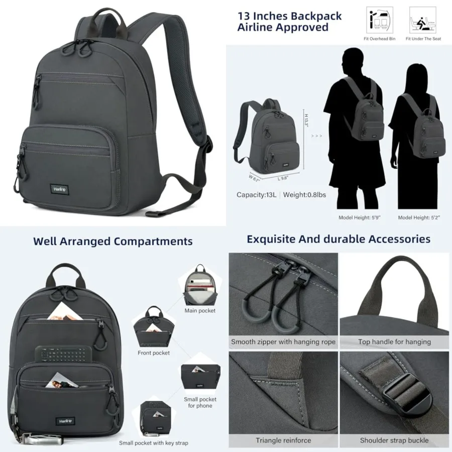 Carry On Travel Backpack For Men Women, Small Mini Work Bag Personal Item Backpacks, Camping Back Pack Lightweight Hiking Daypa
Carry On Travel Backpack For Men Women, Small Mini Work Bag Personal Item Backpacks, Camping Back Pack Lightweight Hiking Daypa