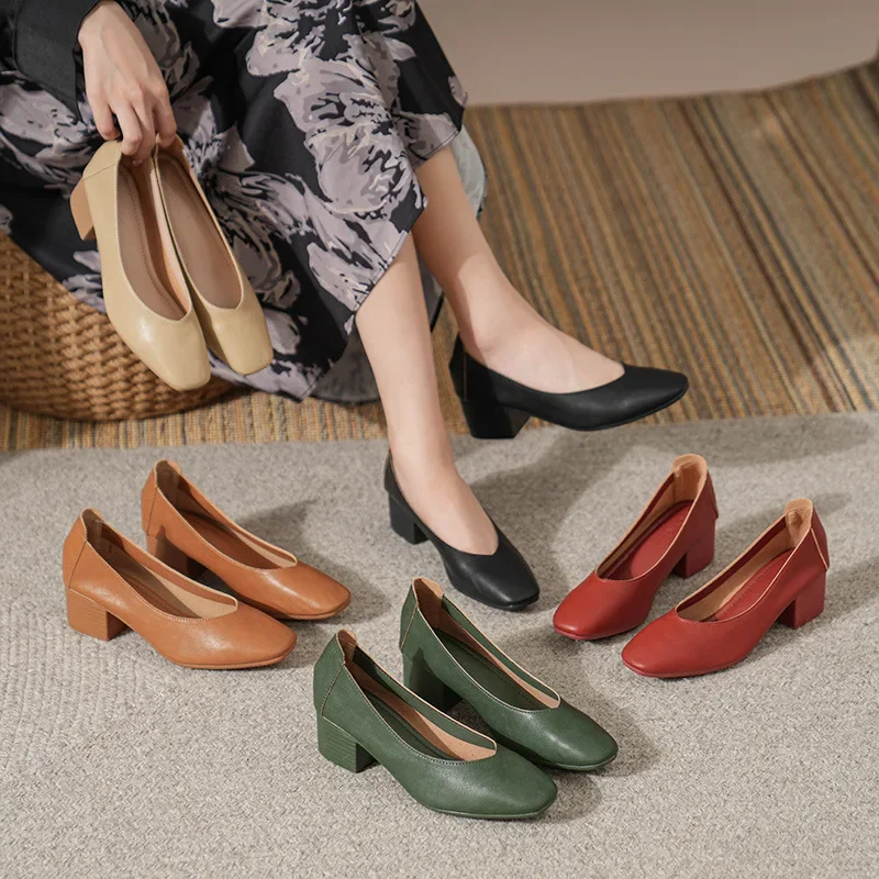 2025 Spring and Summer New Female Retro Fashion Simple Casual Female Korean Version of High Heels Mary Jane Shoes Women's Shoes
2025 Spring and Summer New Female Retro Fashion Simple Casual Female Korean Version of High Heels Mary Jane Shoes Women's Shoes