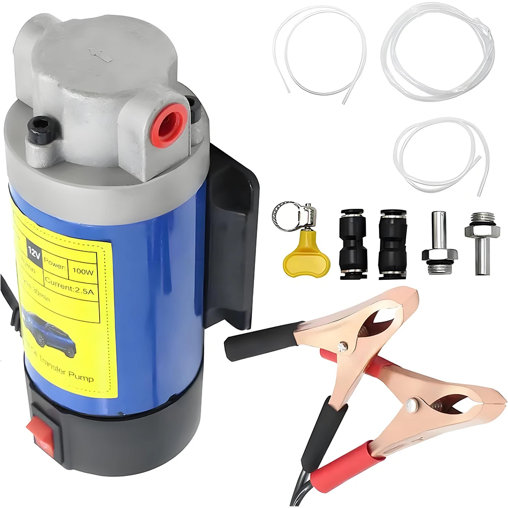 Электрический шестеренный масляный насос 12 В/24 В постоянного тока Портативный автомобильный масляный насос Насос для перекачки масла в двигателе автомобиля - двигатель из чистой меди, алюминиевая головка насоса
Электрический шестеренный масляный насос 12 В/24 В постоянного тока Портативный автомобильный масляный насос Насос для перекачки масла в двигателе автомобиля - двигатель из чистой меди, алюминиевая головка насоса