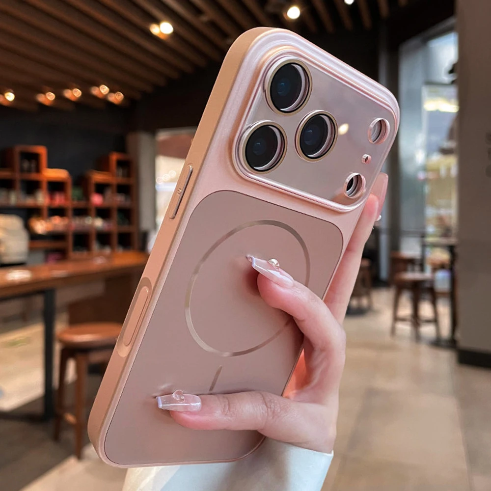 For iPhone 17/17 Pro/17 Pro Max Magnetic Case Built-in Lens Protector Matte Finish Shockproof Slim Anti-Scratch Cover
For iPhone 17/17 Pro/17 Pro Max Magnetic Case Built-in Lens Protector Matte Finish Shockproof Slim Anti-Scratch Cover