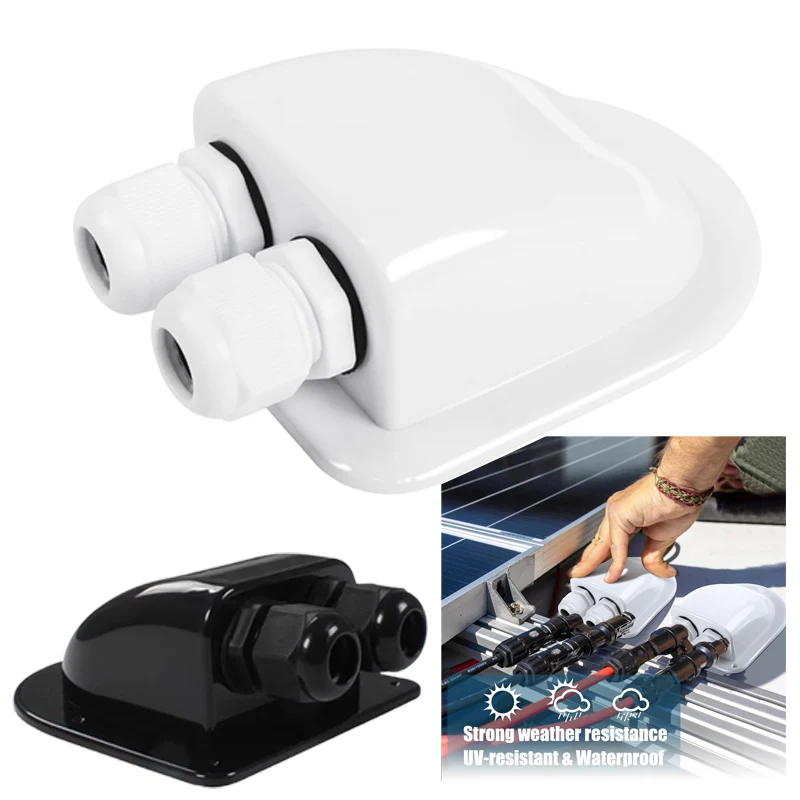 Распределительная коробка для каравана на солнечной батарее с двойным отверстием, коробка для ввода кабеля, коробка для ввода кабеля на крыше, держатель разъема для кабеля, автомобильные аксессуары
Распределительная коробка для каравана на солнечной батарее с двойным отверстием, коробка для ввода кабеля, коробка для ввода кабеля на крыше, держатель разъема для кабеля, автомобильные аксессуары